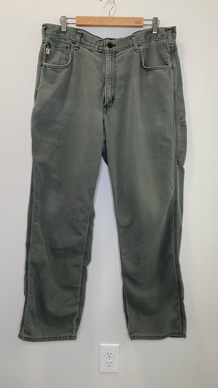 Carhartt FR Flame Resistant Original Carp Pants 2112 CAT2 FRB159-MOS Green 38x32
